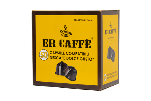 Box of 100 capsules compatible with NESCAFE' DOLCE GUSTO